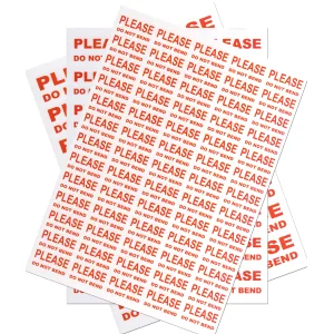 PLEASE DO NOT BEND - Labels