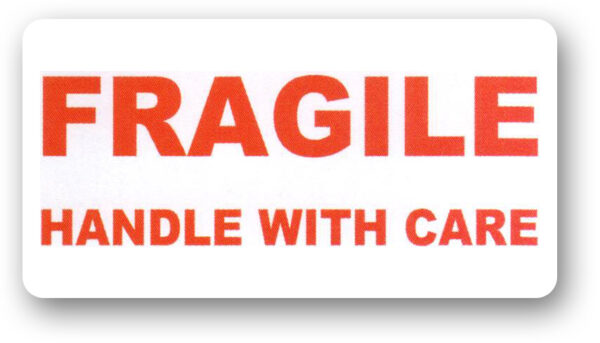 FRAGILE - Handle With Care Labels Small Stickers - Image 2