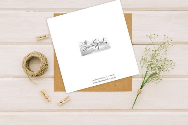 Happy Mother's Day Card Printed Personalised Card with Kraft Envelope Wife Girlfriend - Image 2