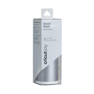 Cricut Joy Smart Vinyl – Permanent Glossy Silver 2008030 - 5.5"x48" 13.9x121.9cm