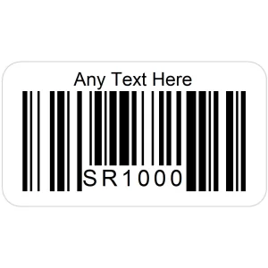 Code 128 Barcode Number Stickers Unique Personalised Sequential Sticky Labels