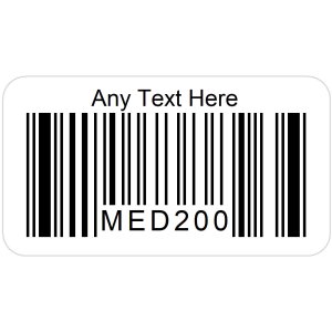 Code 93 Barcode Number Stickers Unique Personalised Sequential Sticky Labels