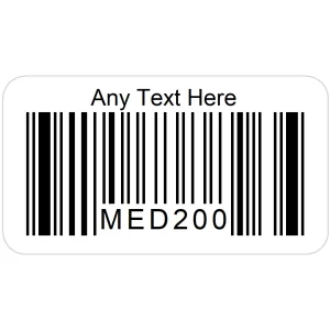 Code 93 Barcode Number Stickers Unique Personalised Sequential Sticky Labels