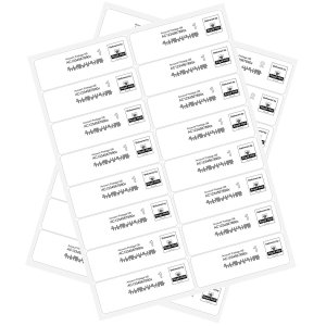 Royal Mail Pre-Printed 1st & 2nd Class Barcode PPI Labels A4 sheets 16UP UNA UNB